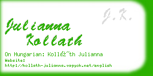 julianna kollath business card